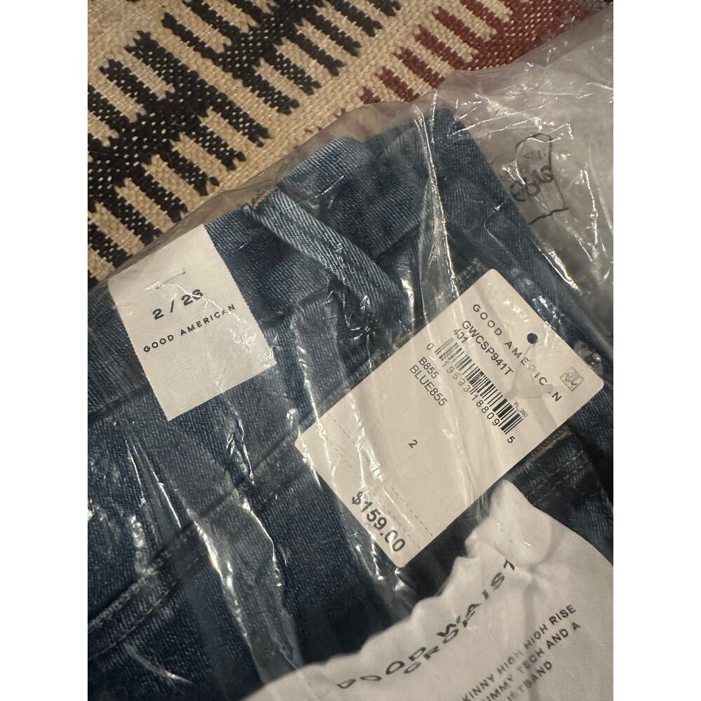 Good American Distressed Blue Skinny Jeans - Picture 11 of 11